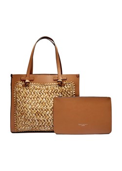 GIANNI CHIARINI Shopperka + saszetka MARCELLA | z dodatkiem skóry ze sklepu Gomez Fashion Store w kategorii Torby Shopper bag - zdjęcie 184301881