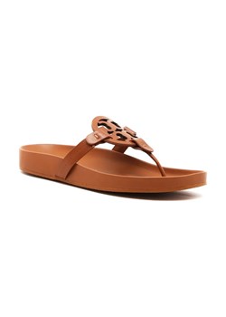 TORY BURCH Skórzane japonki MILLER CLOUD ze sklepu Gomez Fashion Store w kategorii Klapki damskie - zdjęcie 184302121
