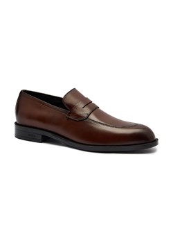 BOSS BLACK Skórzane loafersy Tayil_Loaf_bunl ze sklepu Gomez Fashion Store w kategorii Mokasyny męskie - zdjęcie 184302143