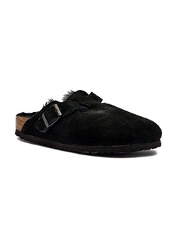 Birkenstock Skórzane klapki Boston LEVE | shearling ze sklepu Gomez Fashion Store w kategorii Klapki damskie - zdjęcie 184302234