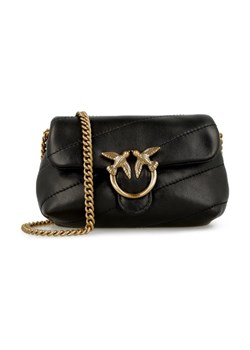 Pinko Skórzana torebka na ramię LOVE MICRO PUFF C SHEEP NAPPA ze sklepu Gomez Fashion Store w kategorii Listonoszki - zdjęcie 184302251