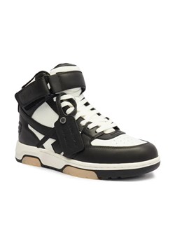 OFF-WHITE Skórzane sneakersy ze sklepu Gomez Fashion Store w kategorii Buty sportowe męskie - zdjęcie 184302410