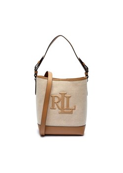 LAUREN RALPH LAUREN Worek WITLEY | z dodatkiem skóry - id: RL252W00001068K - marki Ralph Lauren - 184302583 LAUREN RALPH LAUREN Worek WITLEY | z dodatkiem skóry ze sklepu Gomez Fashion Store w kategorii Torebki worki - zdjęcie 184302583