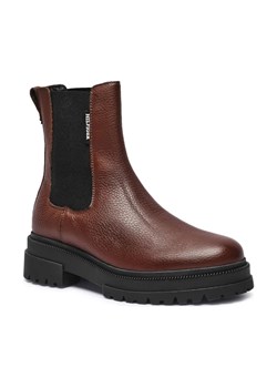Tommy Hilfiger Skórzane sztyblety CAZIDY ze sklepu Gomez Fashion Store w kategorii Buty zimowe męskie - zdjęcie 184302584