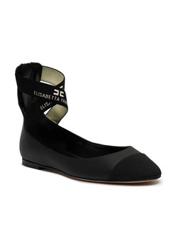 Elisabetta Franchi Skórzane baleriny ze sklepu Gomez Fashion Store w kategorii Balerinki - zdjęcie 184302591