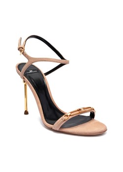 Elisabetta Franchi Skórzane sandały na szpilce ze sklepu Gomez Fashion Store w kategorii Sandały damskie - zdjęcie 184302740