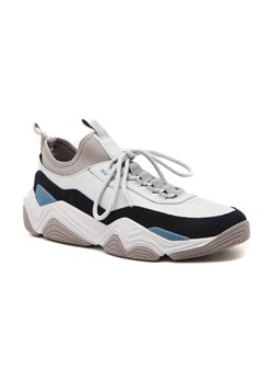 HUGO Sneakersy Quake | z dodatkiem skóry ze sklepu Gomez Fashion Store w kategorii Buty sportowe męskie - zdjęcie 184302801