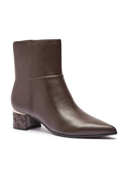 Guess Skórzane botki na słupku LUKKIE ze sklepu Gomez Fashion Store w kategorii Botki - zdjęcie 184302852