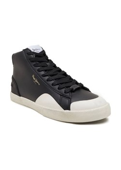 Pepe Jeans London Trampki KENTON VINTAGEHIGH M | z dodatkiem skóry ze sklepu Gomez Fashion Store w kategorii Trampki męskie - zdjęcie 184302914