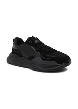 HUGO Sneakersy leon | z dodatkiem skóry ze sklepu Gomez Fashion Store w kategorii Buty sportowe męskie - zdjęcie 184303004