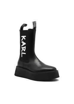 Karl Lagerfeld Skórzane sztyblety ZEPHYR ze sklepu Gomez Fashion Store w kategorii Botki - zdjęcie 184303041