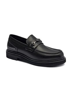Karl Lagerfeld Skórzane loafersy KINGSTON ze sklepu Gomez Fashion Store w kategorii Mokasyny męskie - zdjęcie 184303131