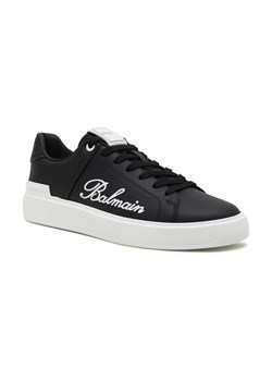 Balmain Skórzane sneakersy B-COURT-CUIR&SIGNATURE ze sklepu Gomez Fashion Store w kategorii Buty sportowe męskie - zdjęcie 184303142