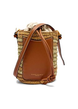 GIANNI CHIARINI Worek Mae | z dodatkiem skóry ze sklepu Gomez Fashion Store w kategorii Torebki worki - zdjęcie 184303173