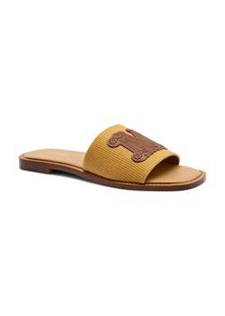 Max Mara Leisure Klapki GENE | z dodatkiem skóry ze sklepu Gomez Fashion Store w kategorii Klapki damskie - zdjęcie 184303430