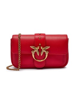 Pinko Skórzana torebka na ramię LOVE ONE POCKET C - id: PI244W000128A90 - marki Pinko - 184303483 Pinko Skórzana torebka na ramię LOVE ONE POCKET C ze sklepu Gomez Fashion Store w kategorii Listonoszki - zdjęcie 184303483