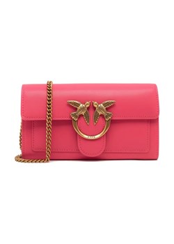 Pinko Skórzana listonoszka LOVE ONE WALLET C VITELLO SETA ze sklepu Gomez Fashion Store w kategorii Listonoszki - zdjęcie 184303524