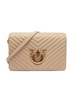 Pinko Skórzana torebka na ramię LOVE CLICK CLASSIC SHEEP NAPPA ze sklepu Gomez Fashion Store w kategorii Listonoszki - zdjęcie 184303653
