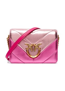Pinko Skórzana torebka na ramię LOVE CLICK MINI BIG CHEVRON ze sklepu Gomez Fashion Store w kategorii Listonoszki - zdjęcie 184303813