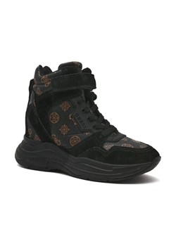 Guess Sneakersy ORLANDO | z dodatkiem skóry ze sklepu Gomez Fashion Store w kategorii Buty sportowe damskie - zdjęcie 184303822