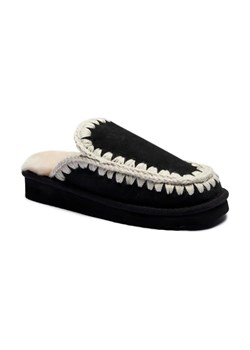 MOU Skórzane obuwie domowe ESKIMO | z dodatkiem wełny ze sklepu Gomez Fashion Store w kategorii Kapcie damskie - zdjęcie 184303852