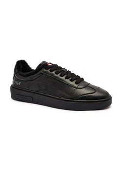 Dsquared2 Skórzane sneakersy Rider | shearling ze sklepu Gomez Fashion Store w kategorii Buty sportowe męskie - zdjęcie 184303901