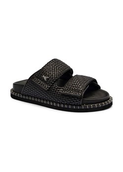 Patrizia Pepe Skórzane klapki ze sklepu Gomez Fashion Store w kategorii Klapki damskie - zdjęcie 184303952