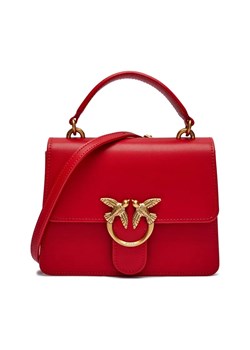 Pinko Skórzany kuferek LOVE ONE TOP HANDLE MINI LIGHT ze sklepu Gomez Fashion Store w kategorii Kuferki - zdjęcie 184303963