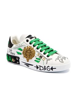 Dolce & Gabbana Skórzane sneakersy ze sklepu Gomez Fashion Store w kategorii Buty sportowe męskie - zdjęcie 184304003