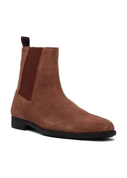 HUGO Skórzane sztyblety Kyron_Cheb_sd A ze sklepu Gomez Fashion Store w kategorii Buty zimowe męskie - zdjęcie 184304051