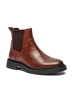 Tommy Hilfiger Skórzane sztyblety CHELSEA ze sklepu Gomez Fashion Store w kategorii Buty zimowe męskie - zdjęcie 184304073