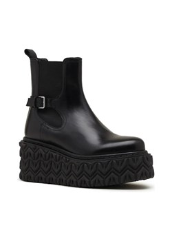 Patrizia Pepe Skórzane sztyblety ze sklepu Gomez Fashion Store w kategorii Botki - zdjęcie 184304152
