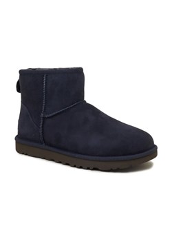 UGG Skórzane śniegowce Classic Mini II | z dodatkiem wełny ze sklepu Gomez Fashion Store w kategorii Śniegowce damskie - zdjęcie 184304230