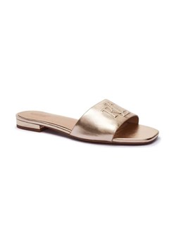 LAUREN RALPH LAUREN Skórzane klapki EVERLEY SLD ze sklepu Gomez Fashion Store w kategorii Klapki damskie - zdjęcie 184304411