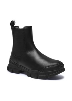 Love Moschino Skórzane sztyblety ze sklepu Gomez Fashion Store w kategorii Botki - zdjęcie 184304412