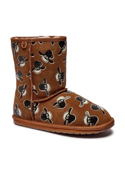 EMU Australia Skórzane śniegowce Shaun The Sheep Print ze sklepu Gomez Fashion Store w kategorii Buty zimowe dziecięce - zdjęcie 184304440