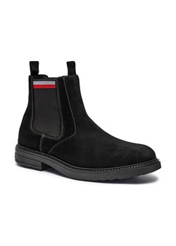 Tommy Hilfiger Skórzane sztyblety CHELSEA ze sklepu Gomez Fashion Store w kategorii Buty zimowe męskie - zdjęcie 184304453