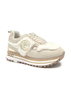 Liu Jo Sneakersy MAXI WONDER 48 | z dodatkiem skóry ze sklepu Gomez Fashion Store w kategorii Buty sportowe damskie - zdjęcie 184304562