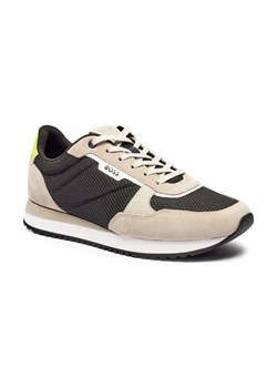 BOSS BLACK Sneakersy KAI_RUNN_MESD | z dodatkiem skóry ze sklepu Gomez Fashion Store w kategorii Buty sportowe męskie - zdjęcie 184304571