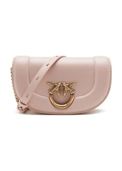 Pinko Skórzana torebka na ramię ROUND CLICK BAGUETTE BABY VITE ze sklepu Gomez Fashion Store w kategorii Listonoszki - zdjęcie 184304580