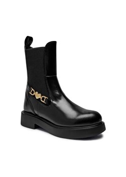 Love Moschino Skórzane sztyblety ze sklepu Gomez Fashion Store w kategorii Botki - zdjęcie 184304623