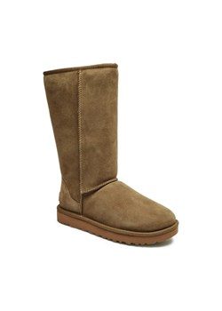 UGG Skórzane śniegowce CLASSIC TALL II | z dodatkiem wełny ze sklepu Gomez Fashion Store w kategorii Śniegowce damskie - zdjęcie 184304694