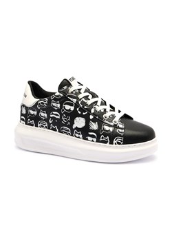 Karl Lagerfeld Skórzane sneakersy KAPRI Twin NFT Graffiti ze sklepu Gomez Fashion Store w kategorii Buty sportowe damskie - zdjęcie 184304850