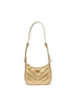 Pinko Skórzana torebka na ramię HALF MOON BABY ze sklepu Gomez Fashion Store w kategorii Listonoszki - zdjęcie 184304953