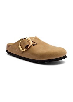 Birkenstock Skórzane mule Boston Big Buckle LEOI ze sklepu Gomez Fashion Store w kategorii Klapki damskie - zdjęcie 184305363