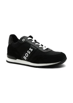 BOSS Kidswear Sneakersy | z dodatkiem skóry ze sklepu Gomez Fashion Store w kategorii Buty sportowe dziecięce - zdjęcie 184305413