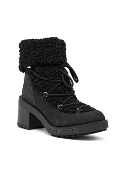 Love Moschino Botki | z dodatkiem skóry ze sklepu Gomez Fashion Store w kategorii Botki - zdjęcie 184305441