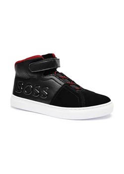 BOSS Kidswear Skórzane sneakersy ze sklepu Gomez Fashion Store w kategorii Buty sportowe dziecięce - zdjęcie 184305484