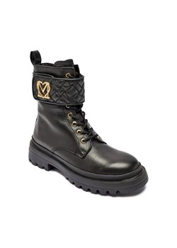 Love Moschino Skórzane botki ze sklepu Gomez Fashion Store w kategorii Workery damskie - zdjęcie 184305511