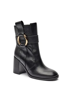 See By Chloé Skórzane botki na słupku ze sklepu Gomez Fashion Store w kategorii Botki - zdjęcie 184305604
